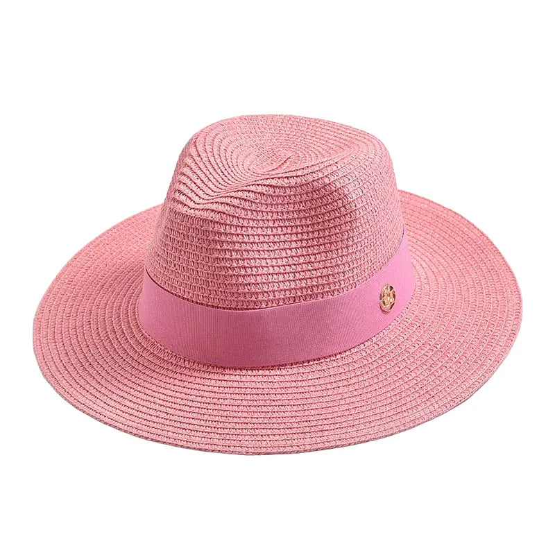 Sterling Maracaibo Summer Straw Fedora Hat™ Pinched Crown Band