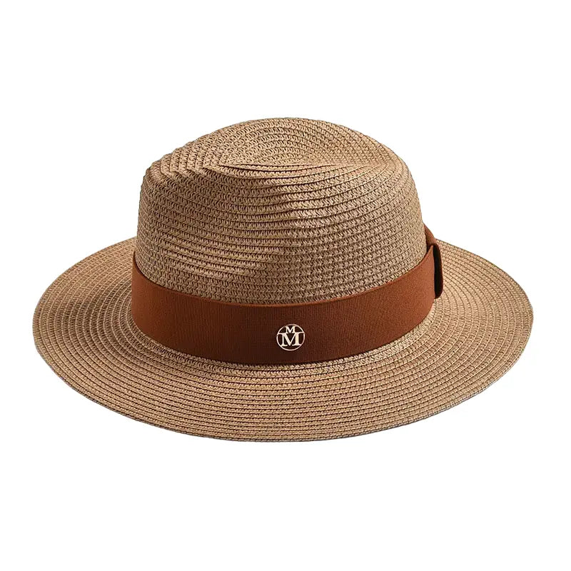 Sterling Maracaibo Summer Straw Fedora Hat™ Pinched Crown Band
