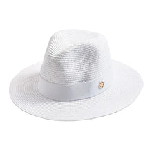 Sterling Maracaibo Summer Straw Fedora Hat™ Pinched Crown Band