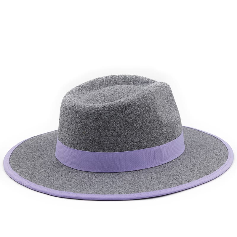 Sterling Marinello Ribbon™ Fedora Hat Wool Brim Ribbon Band