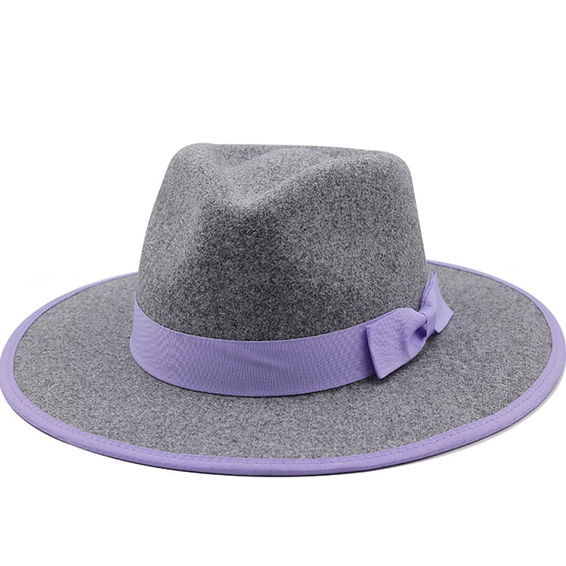 Sterling Marinello Ribbon™ Fedora Hat Wool Brim Ribbon Band