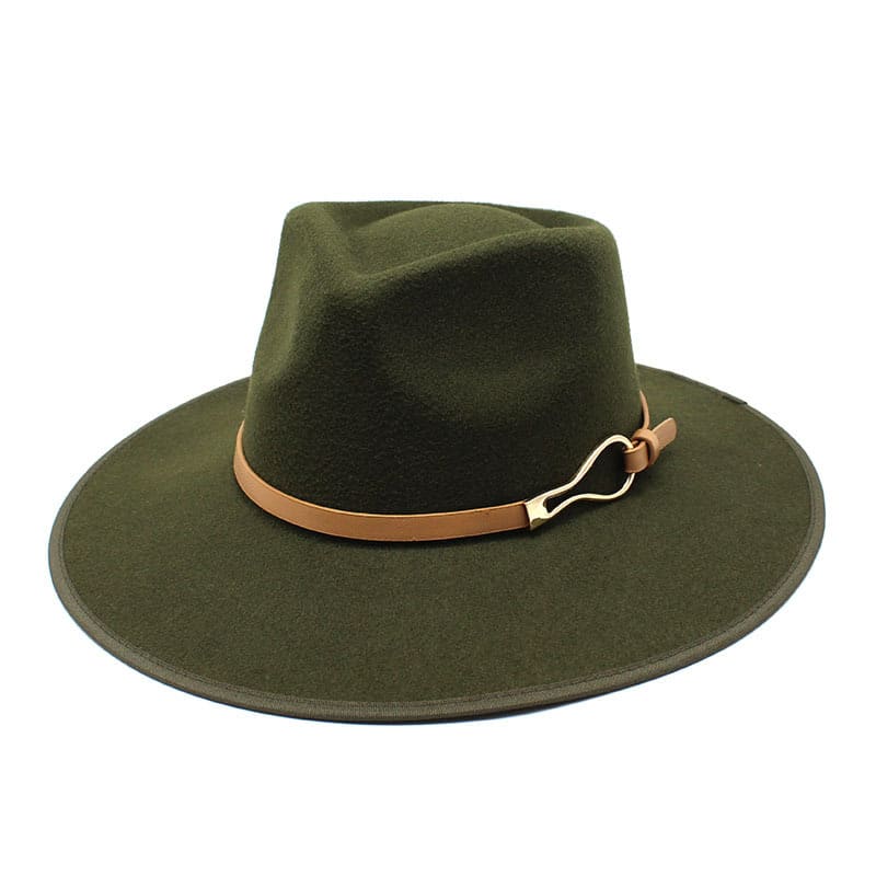 Sterling™ Marston Wool Fedora Hat Pinched Crown Adjustable Band