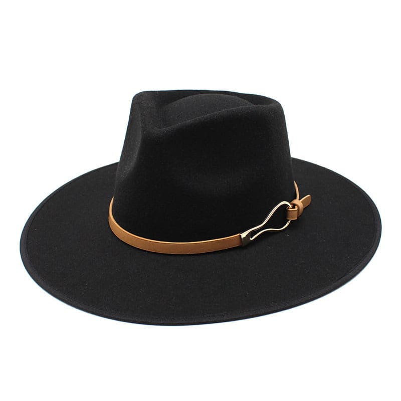 Sterling™ Marston Wool Fedora Hat Pinched Crown Adjustable Band