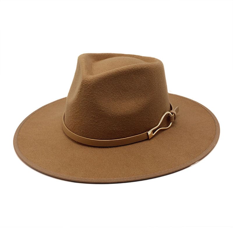 Sterling™ Marston Wool Fedora Hat Pinched Crown Adjustable Band