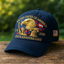 Sterling Patriotic Eagle™ Baseball Cap Curved Brim Patch
