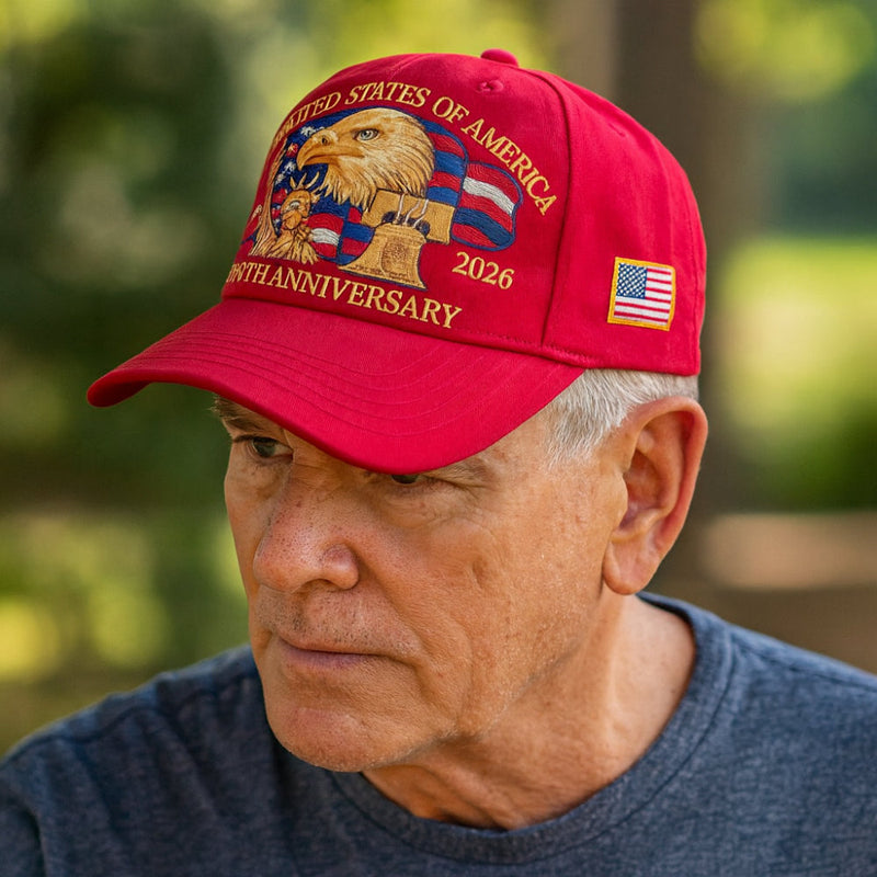 Sterling Patriotic Eagle™ Baseball Cap Curved Brim Patch