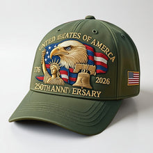 Sterling Patriotic Eagle™ Baseball Cap Curved Brim Patch