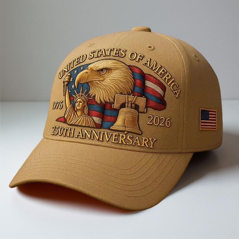 Sterling Patriotic Eagle™ Baseball Cap Curved Brim Patch