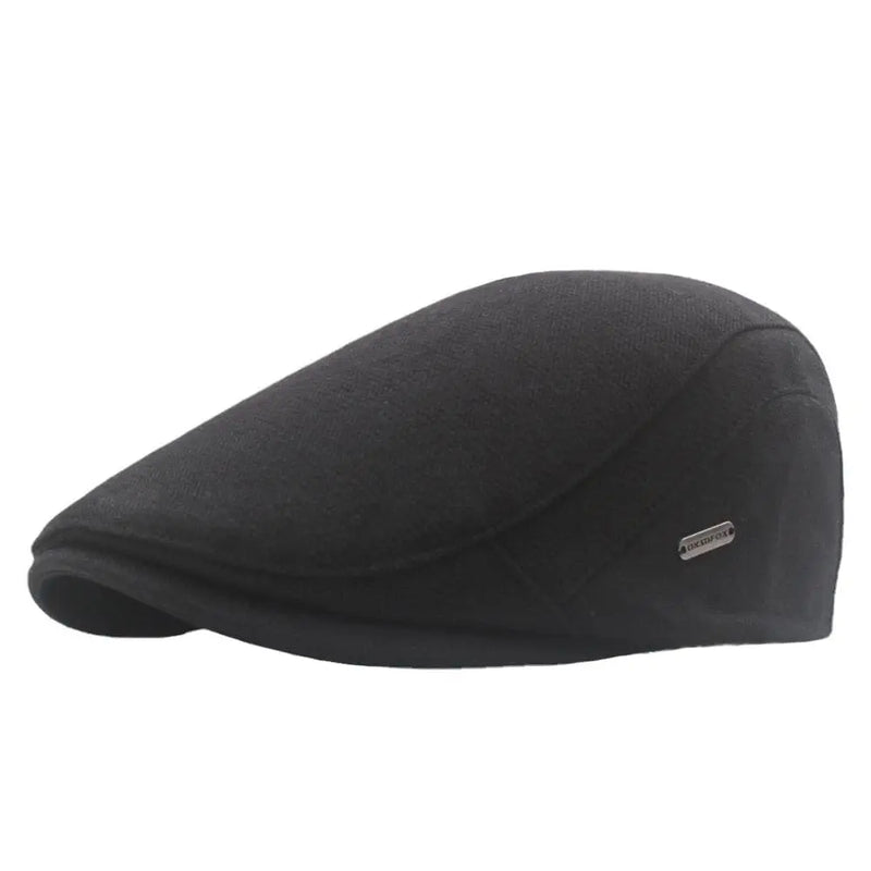 Sterling Milano Plain Cotton Flat™ Cap Low Profile Button Crown
