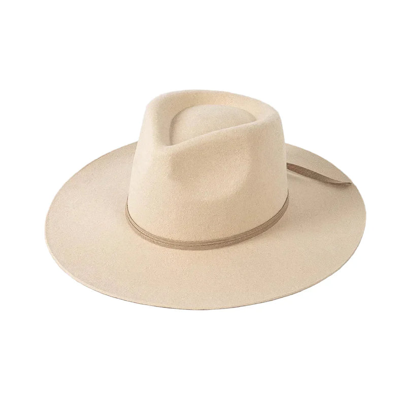 Sterling Morgan Wool™ Fedora Hat Wide Brim With Ribbon Band