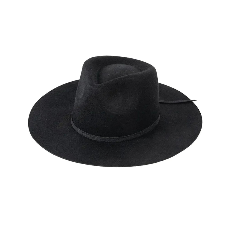 Sterling Morgan Wool™ Fedora Hat Wide Brim With Ribbon Band