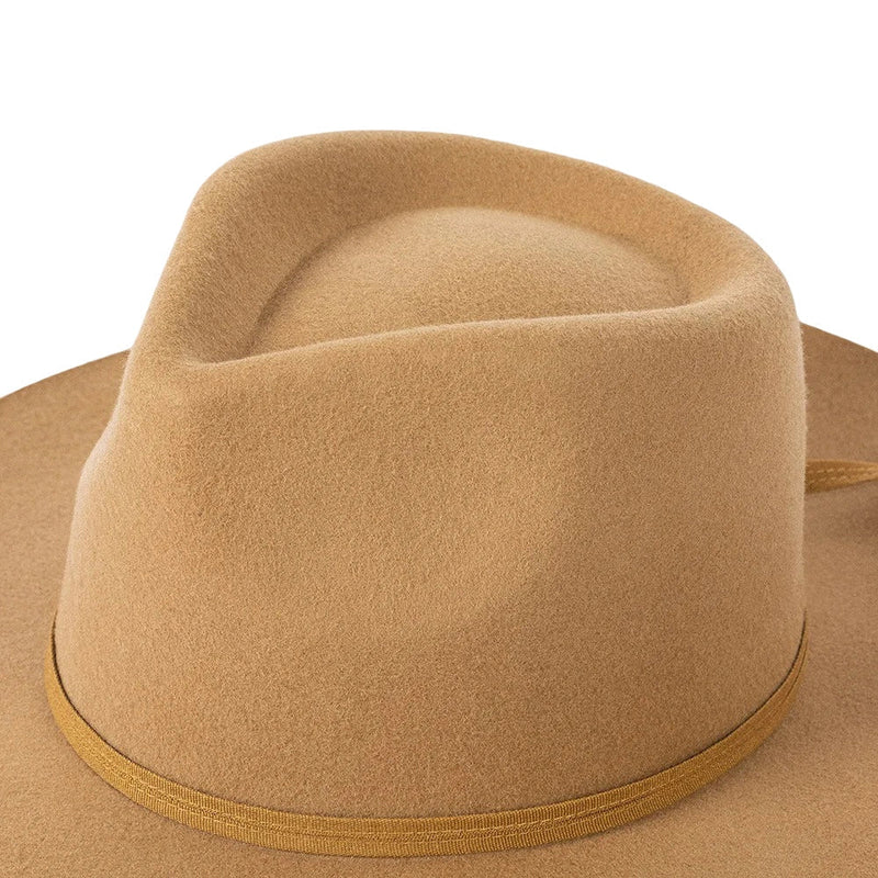 Sterling Morgan Wool™ Fedora Hat Wide Brim With Ribbon Band