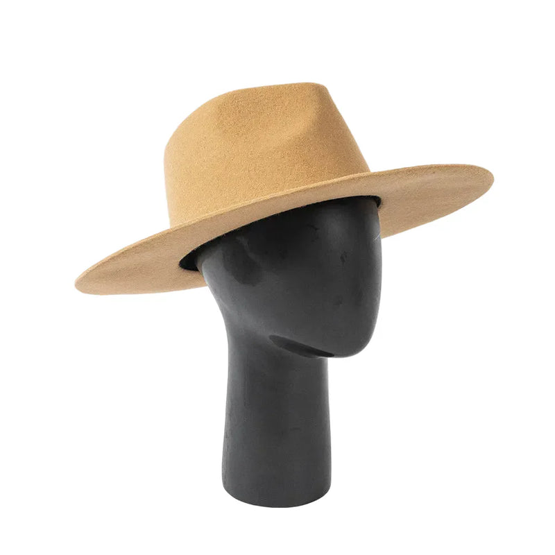 Sterling Morgan Wool™ Fedora Hat Wide Brim With Ribbon Band