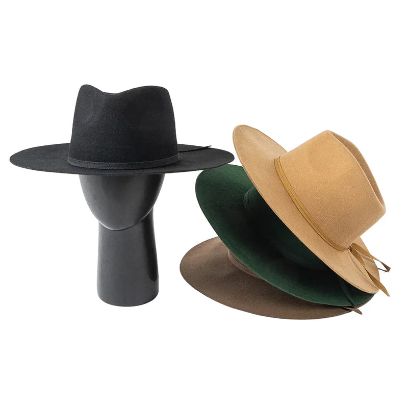 Sterling Morgan Wool™ Fedora Hat Wide Brim With Ribbon Band