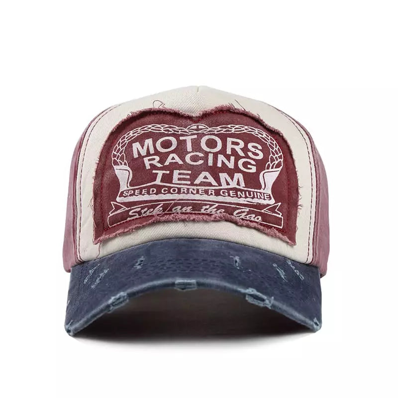 Sterling Motors Racing Team™ Vintage Baseball Cap Fabric Brim