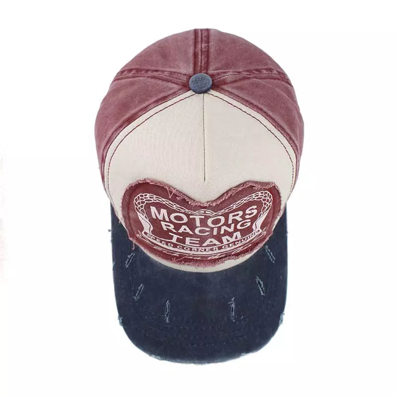 Sterling Motors Racing Team™ Vintage Baseball Cap Fabric Brim