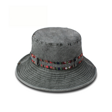 Sterling Sun Hat Boonie Hat™ Washed Cotton Bucket Hat Chin Strap