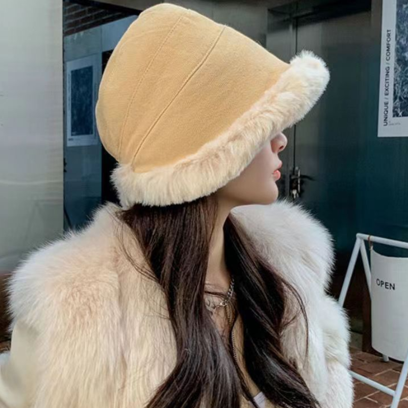 Sterling Fleece Thickened Hat™ Round Crown Plush Brim