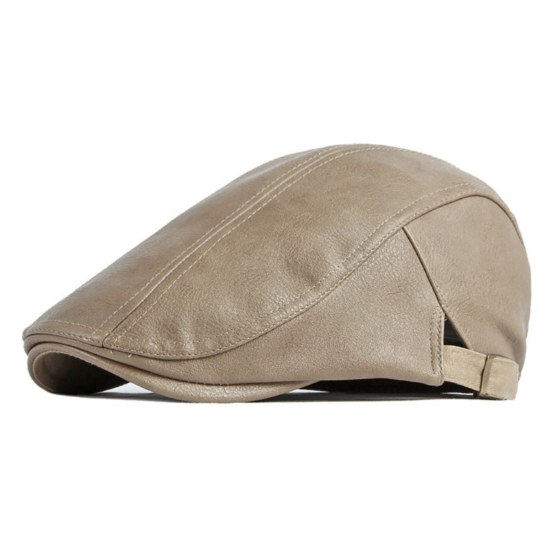 Sterling Autumn Winter Solid Color™ Newsboy Cap Soft Fabric Brim