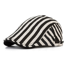 Sterling Lorenzo Stripe Cap™ Adjustable Cotton Hat Paneled Crown
