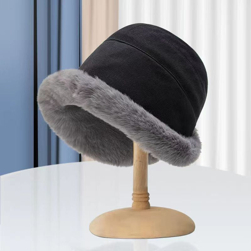 Sterling Fleece Thickened Hat™ Round Crown Plush Brim
