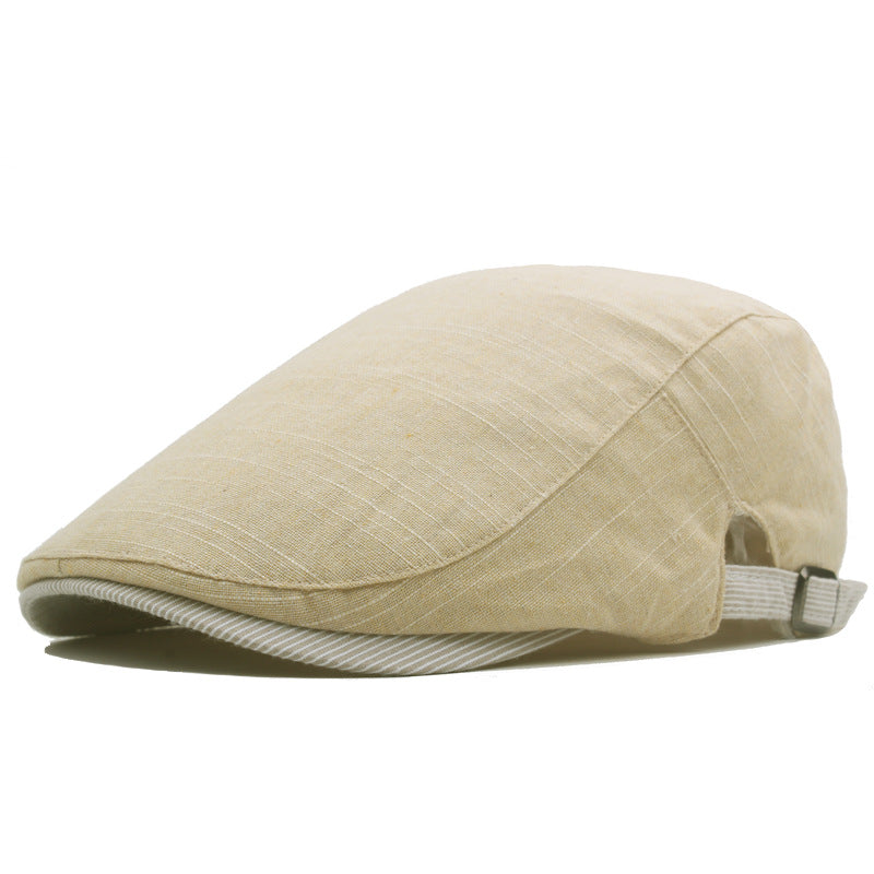 Sterling Summer Solid Color™ Newsboy Cap Cotton Painter Brim