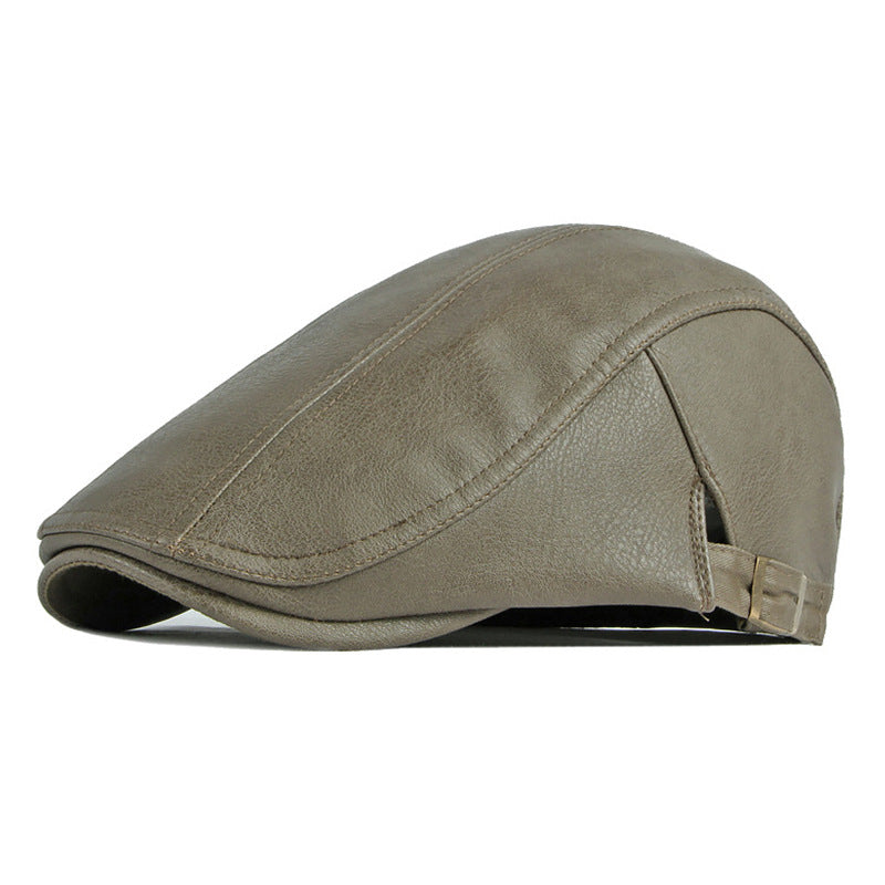 Sterling Autumn Winter Solid Color™ Newsboy Cap Soft Fabric Brim