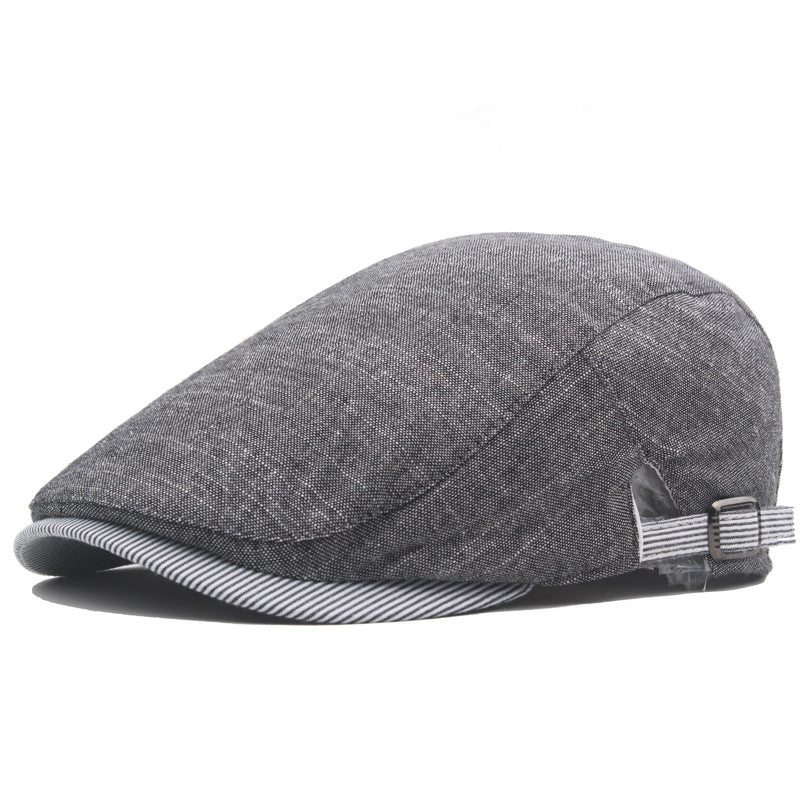 Sterling Summer Solid Color™ Newsboy Cap Cotton Painter Brim