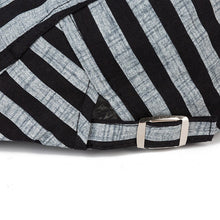 Sterling Lorenzo Stripe Cap™ Adjustable Cotton Hat Paneled Crown