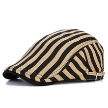 Sterling Lorenzo Stripe Cap™ Adjustable Cotton Hat Paneled Crown