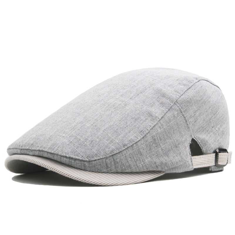 Sterling Summer Solid Color™ Newsboy Cap Cotton Painter Brim