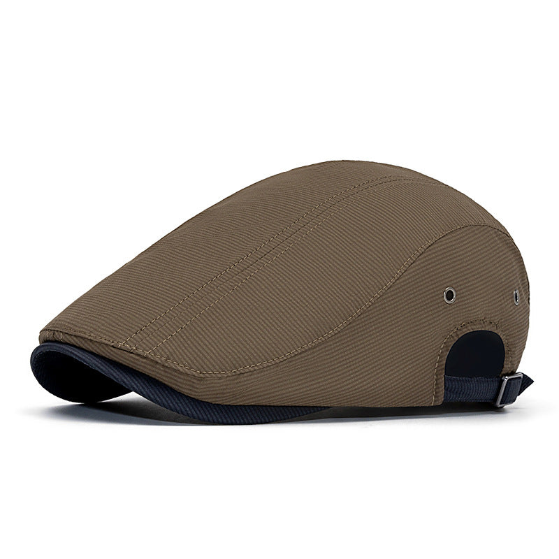 Sterling Simple Light Plate Beret™ Fabric Adjustable Brim
