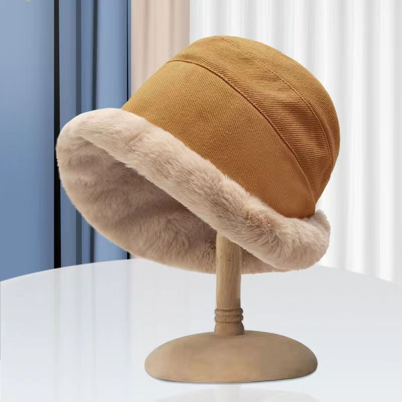 Sterling Fleece Thickened Hat™ Round Crown Plush Brim