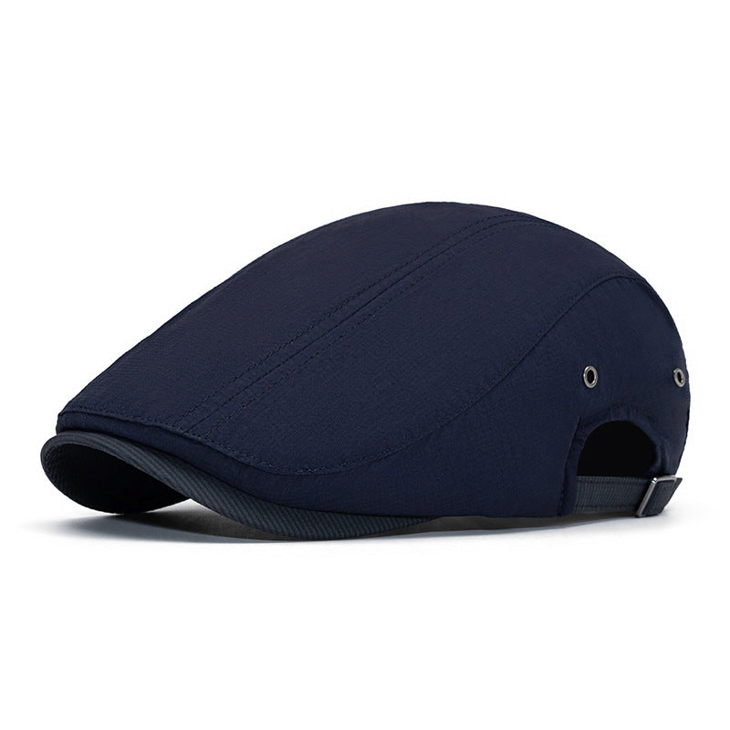 Sterling Simple Light Plate Beret™ Fabric Adjustable Brim