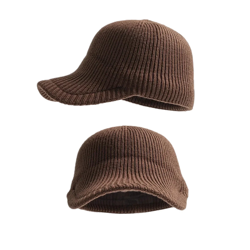 Sterling™ Old Money Knitted Baseball Beanie Cap Cotton Acrylic
