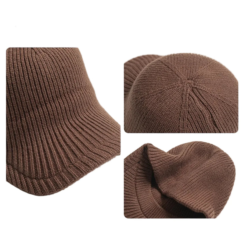 Sterling™ Old Money Knitted Baseball Beanie Cap Cotton Acrylic