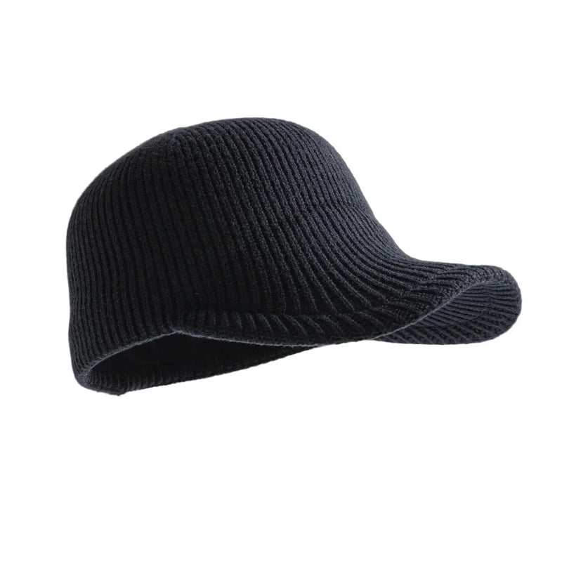 Sterling™ Old Money Knitted Baseball Beanie Cap Cotton Acrylic