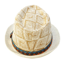 Sterling Panama Summer™ Trilby Hat Vegetable Fiber Diamond Weave