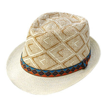 Sterling Panama Summer™ Trilby Hat Vegetable Fiber Diamond Weave