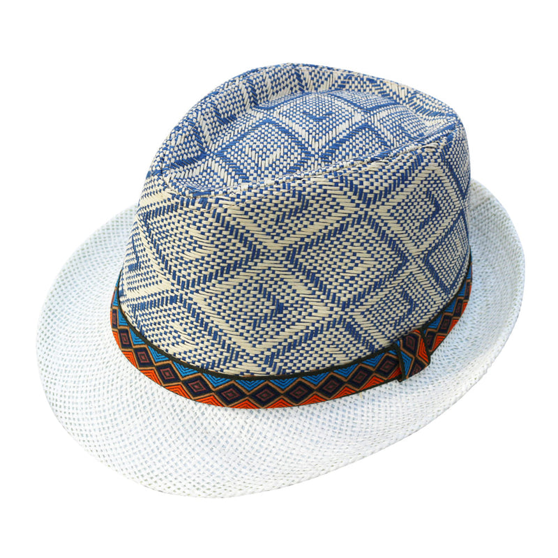 Sterling Panama Summer™ Trilby Hat Vegetable Fiber Diamond Weave