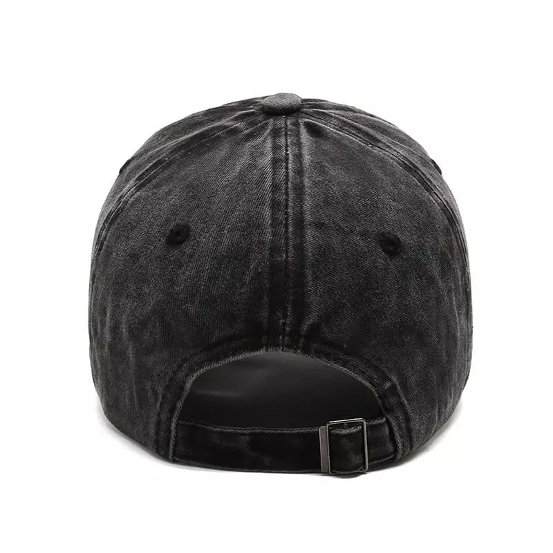 Sterling Plain Washed Cotton Baseball Cap™ Curved Brim Detail