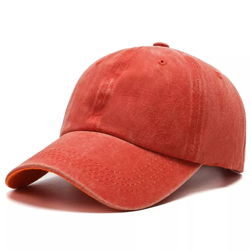Sterling Plain Washed Cotton Baseball Cap™ Curved Brim Detail