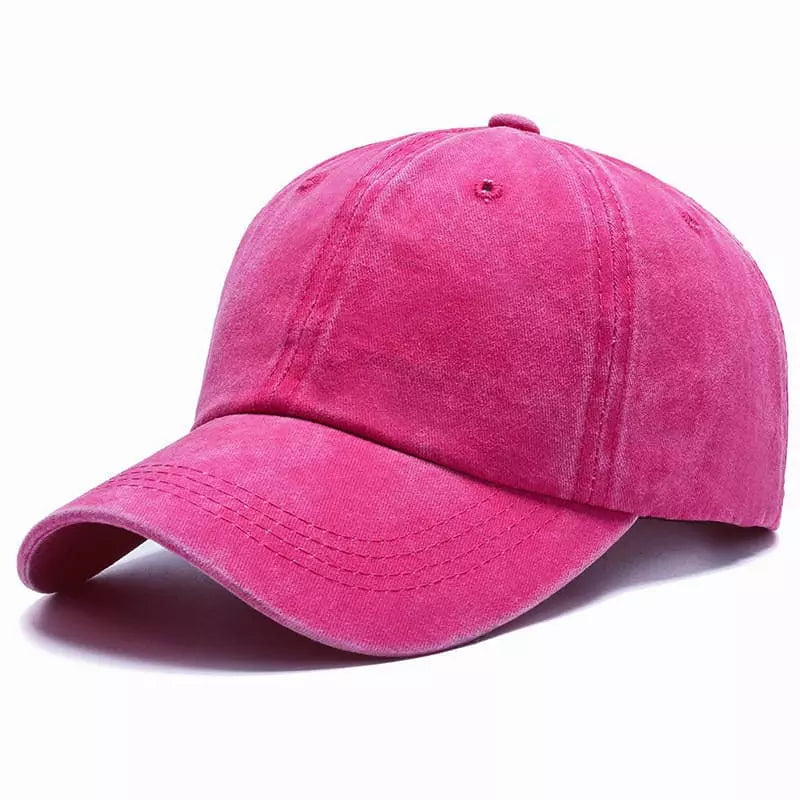 Sterling Plain Washed Cotton Baseball Cap™ Curved Brim Detail