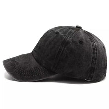 Sterling Plain Washed Cotton Baseball Cap™ Curved Brim Detail