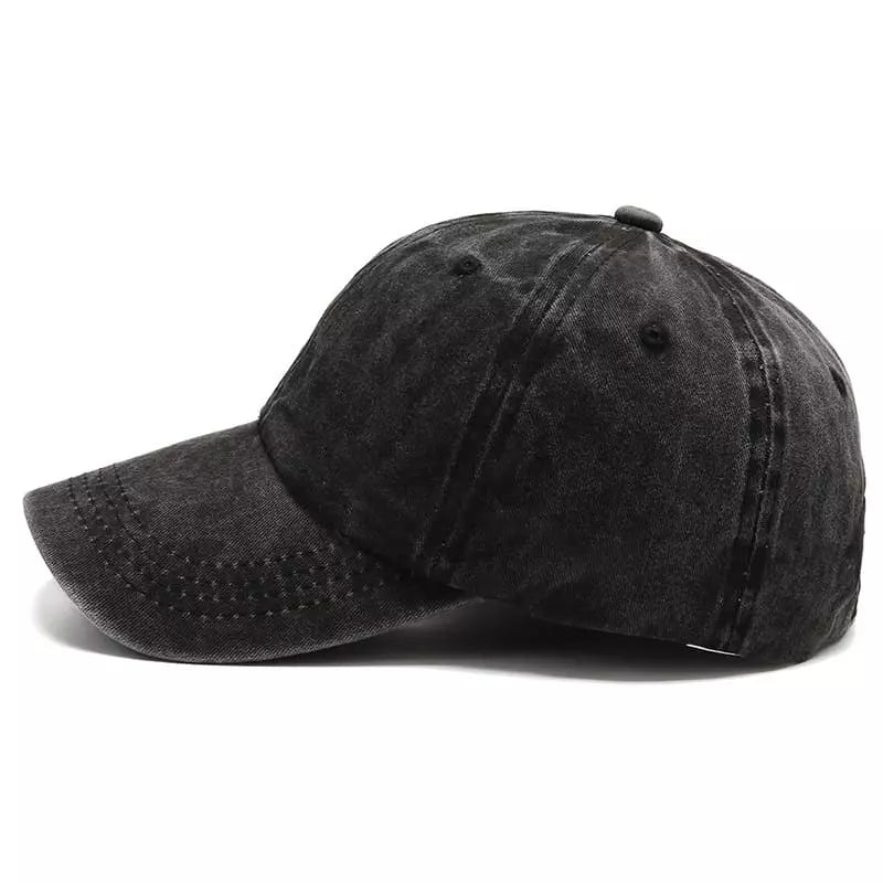 Sterling Plain Washed Cotton Baseball Cap™ Curved Brim Detail