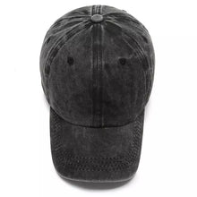 Sterling Plain Washed Cotton Baseball Cap™ Curved Brim Detail