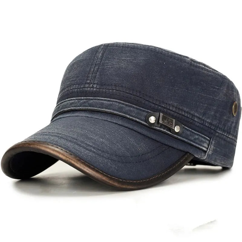 Sterling Portland™ Cotton Army Cap Low Crown Cotton Brim