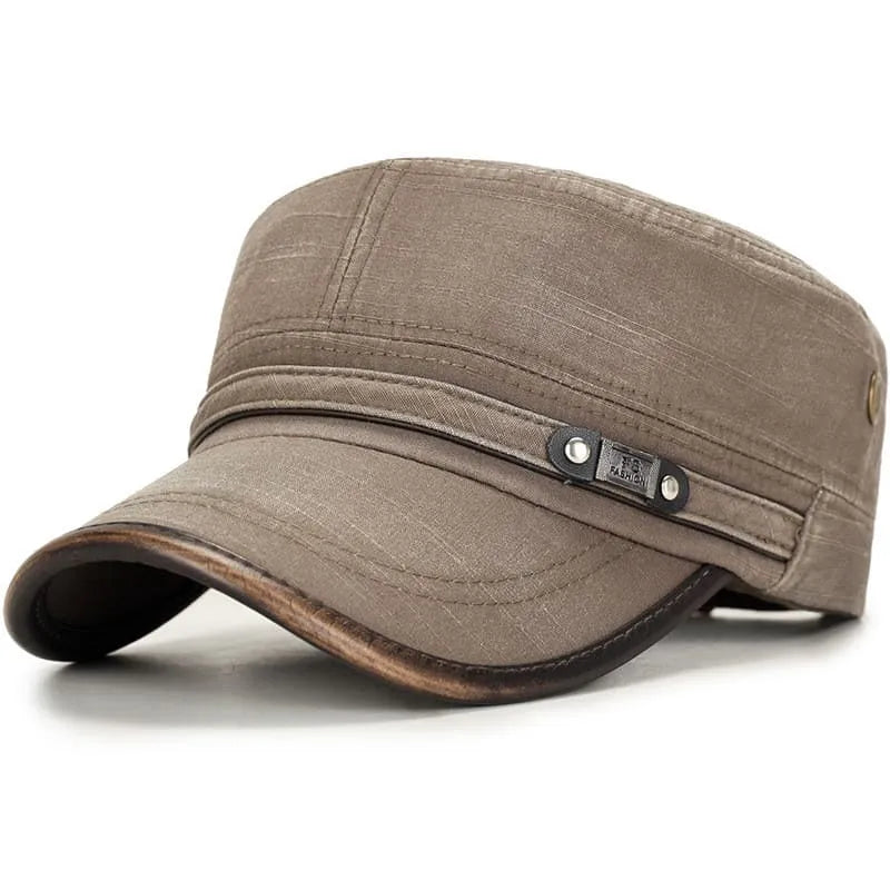 Sterling Portland™ Cotton Army Cap Low Crown Cotton Brim