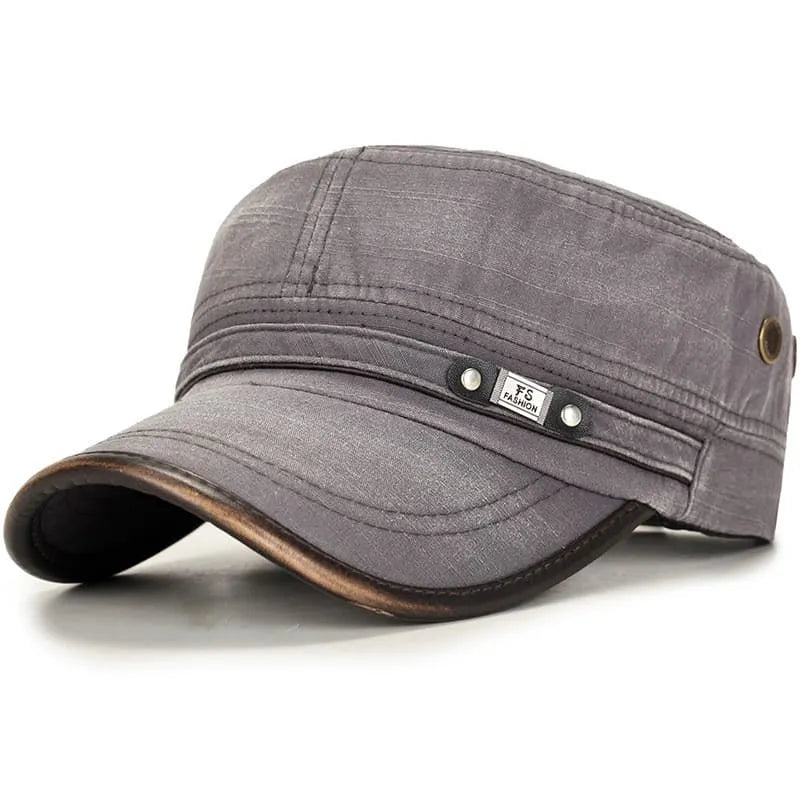 Sterling Portland™ Cotton Army Cap Low Crown Cotton Brim