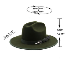 Sterling Raleigh Feather™ Green Wool Fedora Hat With Accent